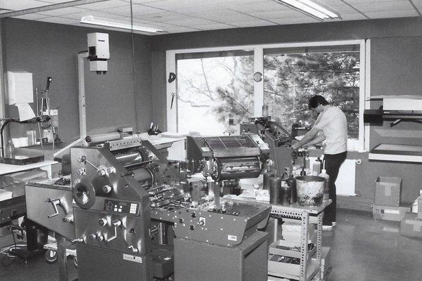 1991, Maschinensaal im Anbau